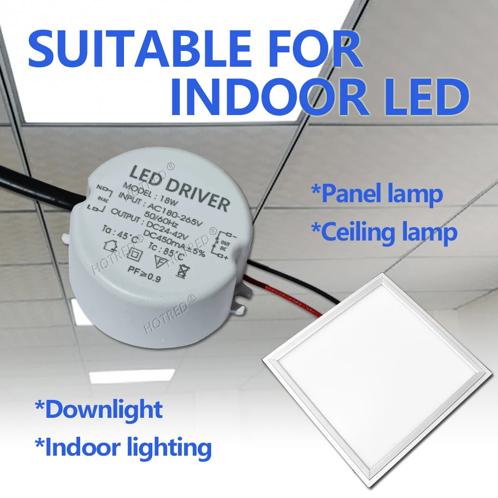 Круглые флейты 7 Вт 8 10 12 15 18 высота PF 0 9 флейта до 24 В постоянного тока 30 42 в мА для