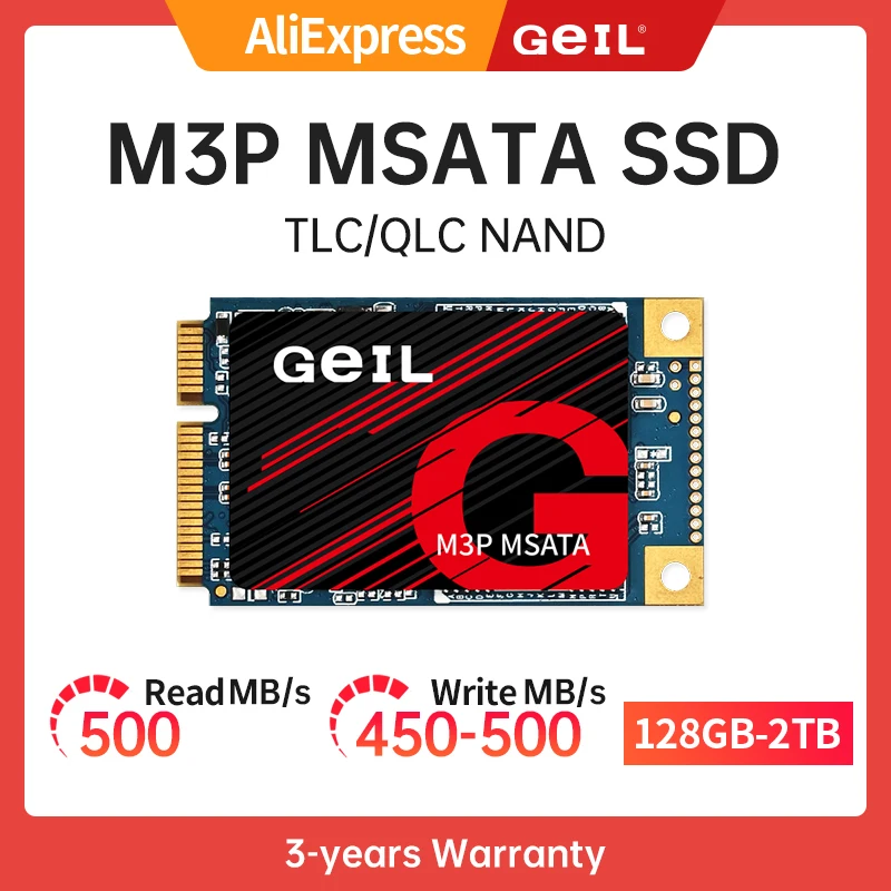GeIL SSD M3P Интерфейс MSATA Внутренний твердотельный накопитель для настольных
