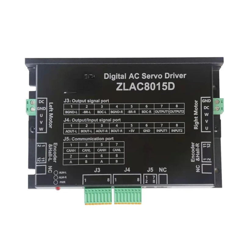 

RoHS CANopen RS485 3-фазный 24В 48В двухканальный DC 30A 500 Вт бесщеточный серводвигатель переменного тока усилитель драйвер для мобильного робота