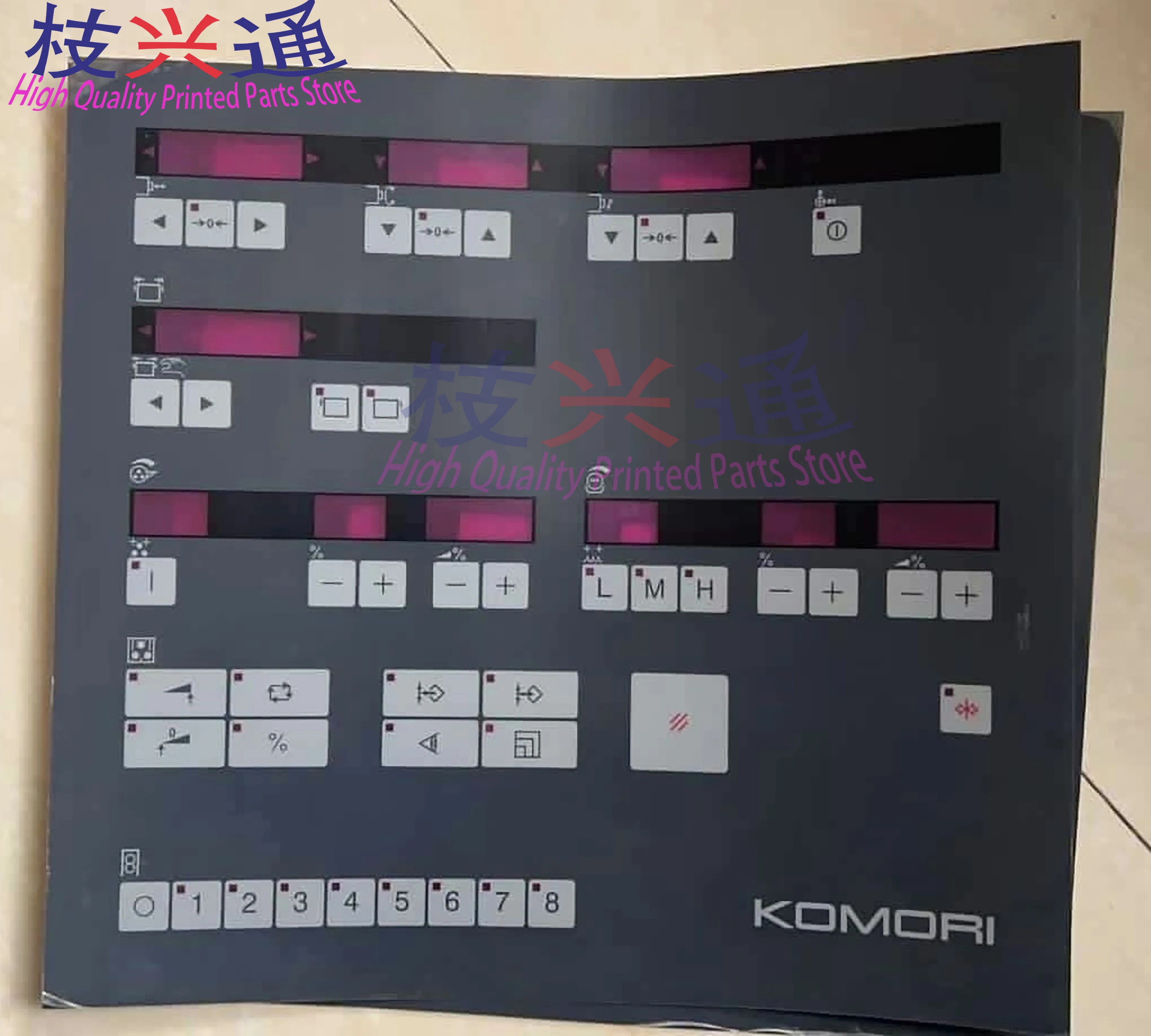 

5 Pieces Good Quality Panel for Komori Printing Machine