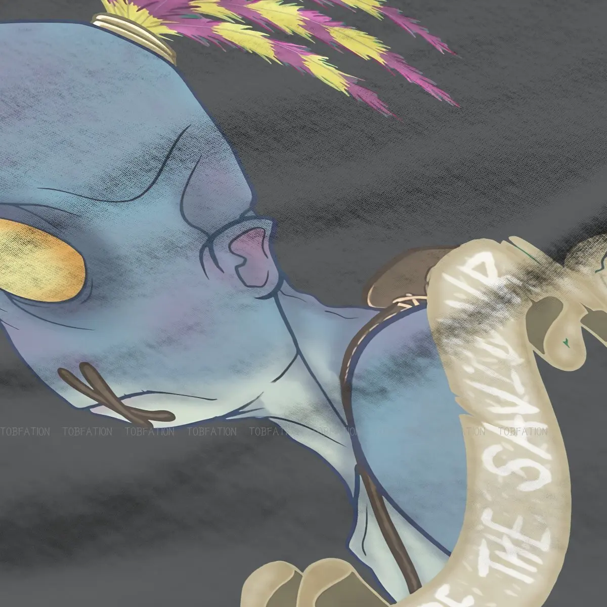 Женская футболка с надписью Abe The Saviour женские топы круглым вырезом для игры OddWorld