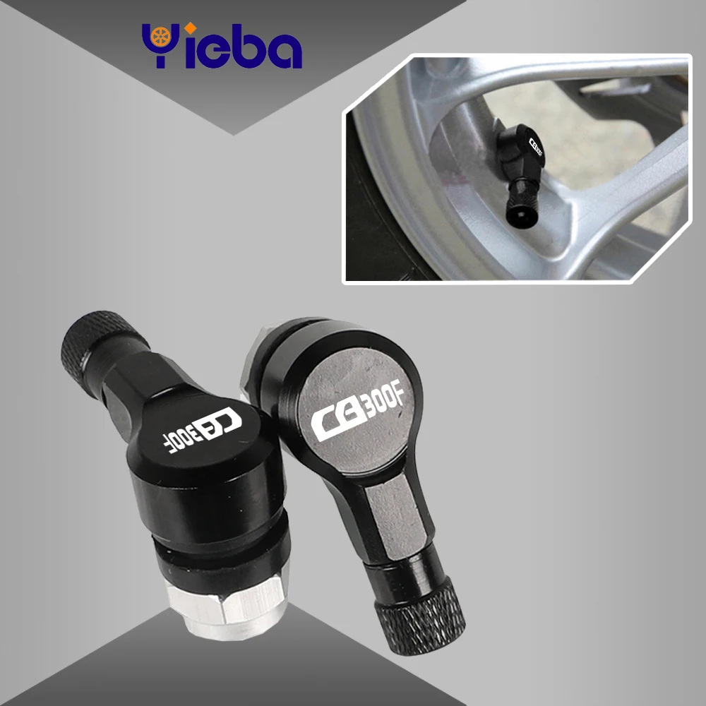 

Motorcycle Parts 90 Degree Cover Wheel Tire Valve Stem Airtight Covers Cap FOR Honda CB300F CB 300 F 2014 2015 2016 2017 2018