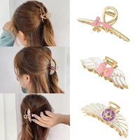 anime sailor metal hair crab claw clips hair accessories for women girls headdress moon cosplay peripherals for thick thin hair