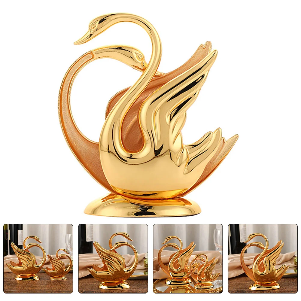 

Napkin Holder Paper Tissue Stand Table Holders Towel Dispenser Metal Swan Kitchen Freestanding Dining Tabletop Rack Organizer