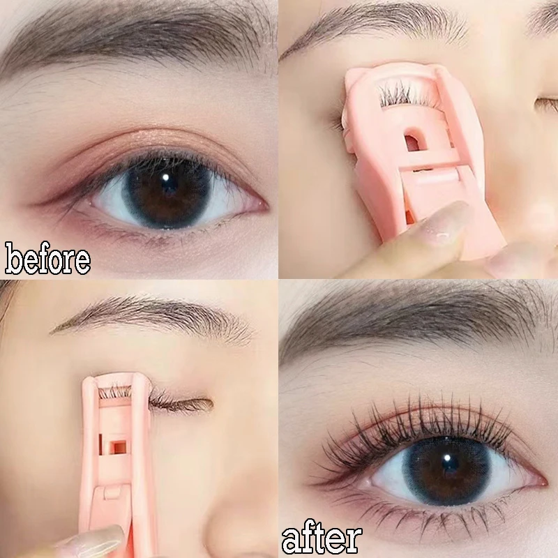

Cute Cat Claw Eyelash Curler Wide Angle Local Clamp Professional Set With Silicone Refill Pad Fit All Eyelash Shape Makeup Tool