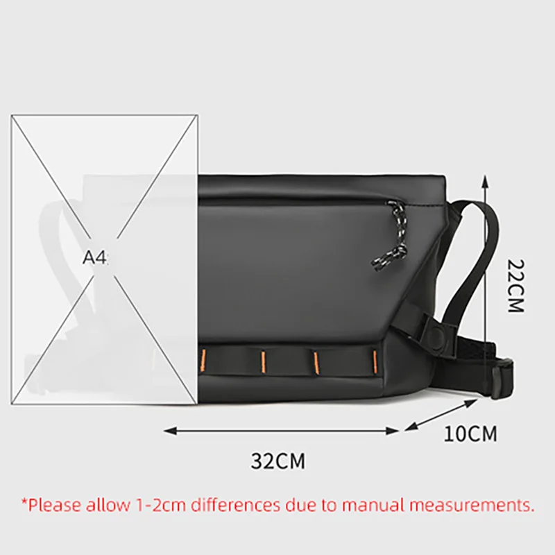 Уличная сумка через плечо мужская дорожная на груди для рыбалки кемпинга пешего