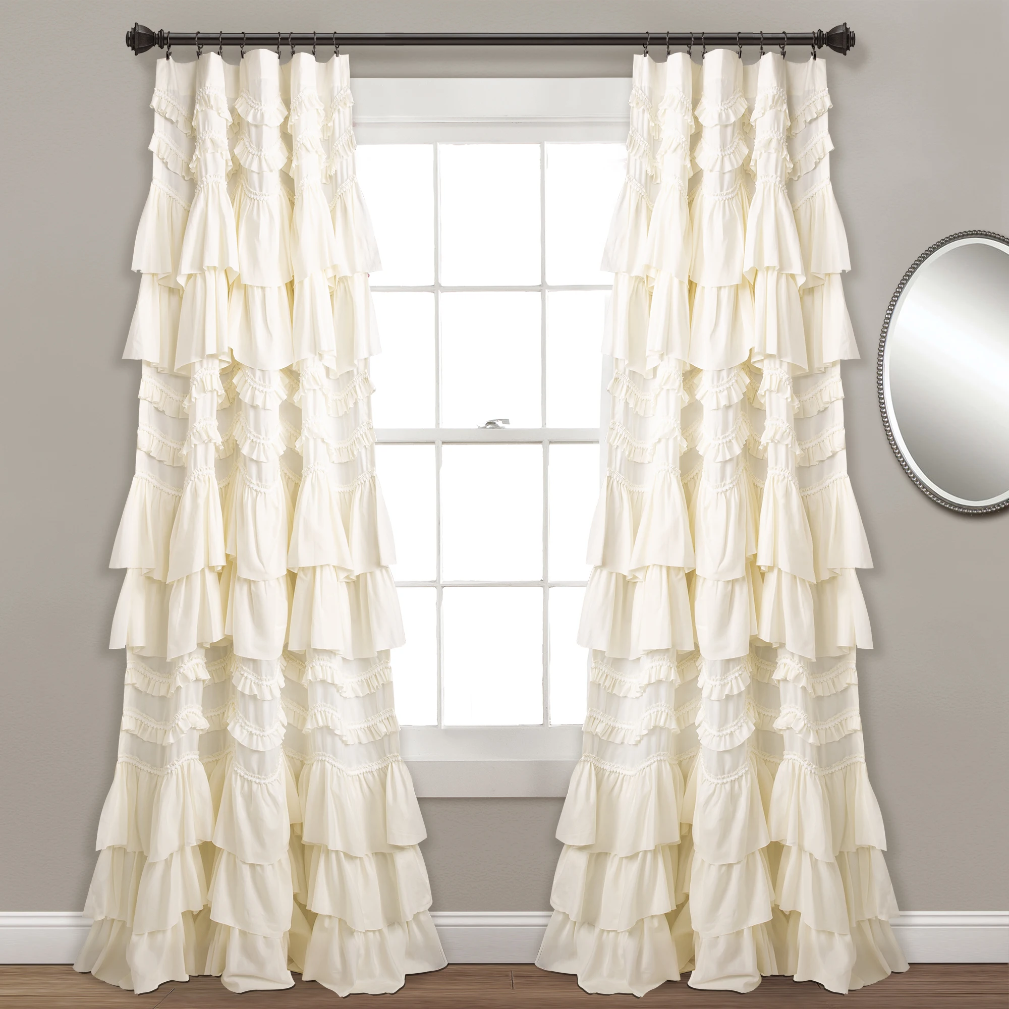 

Kemmy Window Curtain Panel Ivory 52X84
