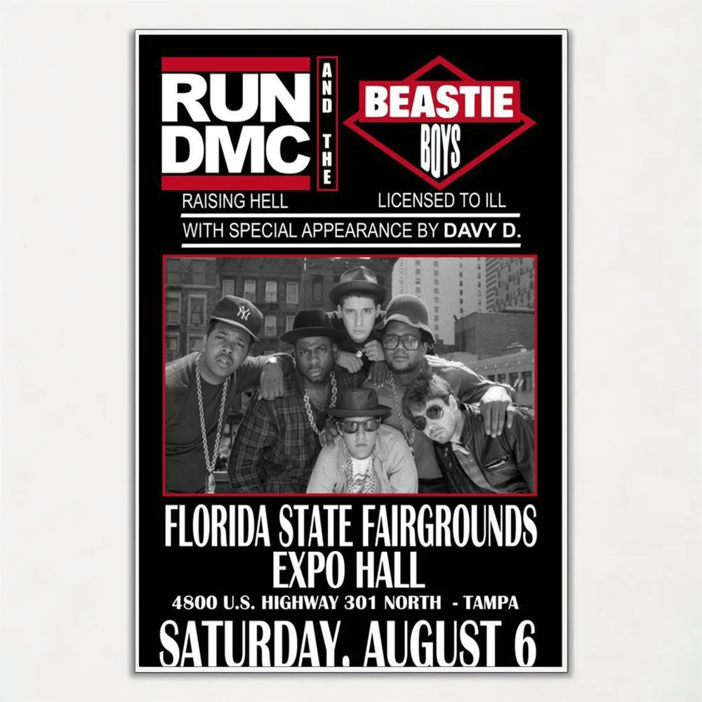 Панк-рок хип-хоп группа Beastie Boys плакат настенное искусство домашний декор комнаты