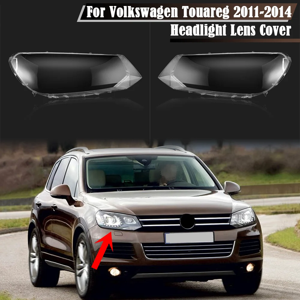 

Прозрачная накладка на переднюю фару для Volkswagen VW Touareg 2011 2012 2013 2014