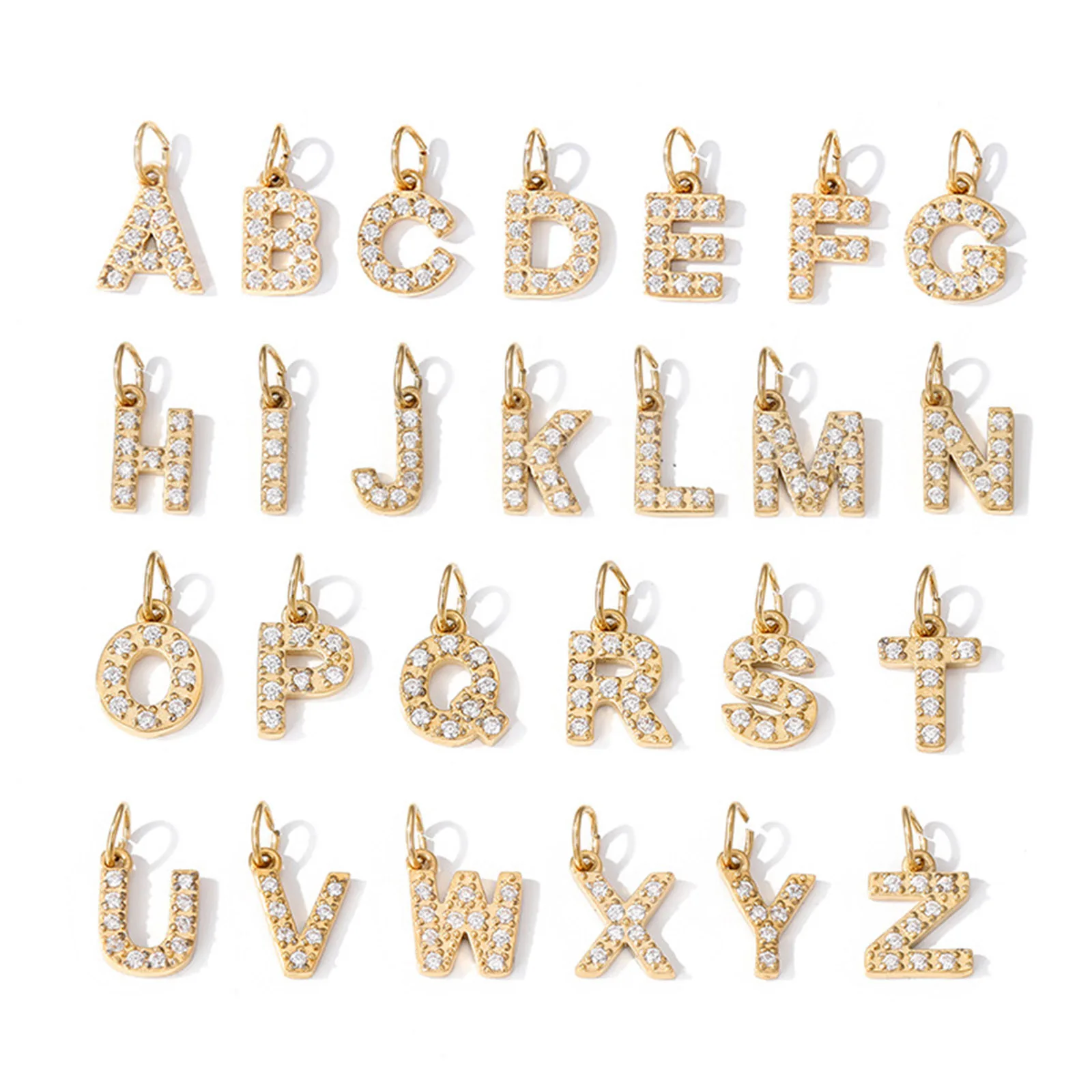 

Stainless Steel & Natural Stone Capital Letter A-Z Charms Pendants DIY Necklace bracelet Jewelry Making Findings 8mm Dia.,1PC