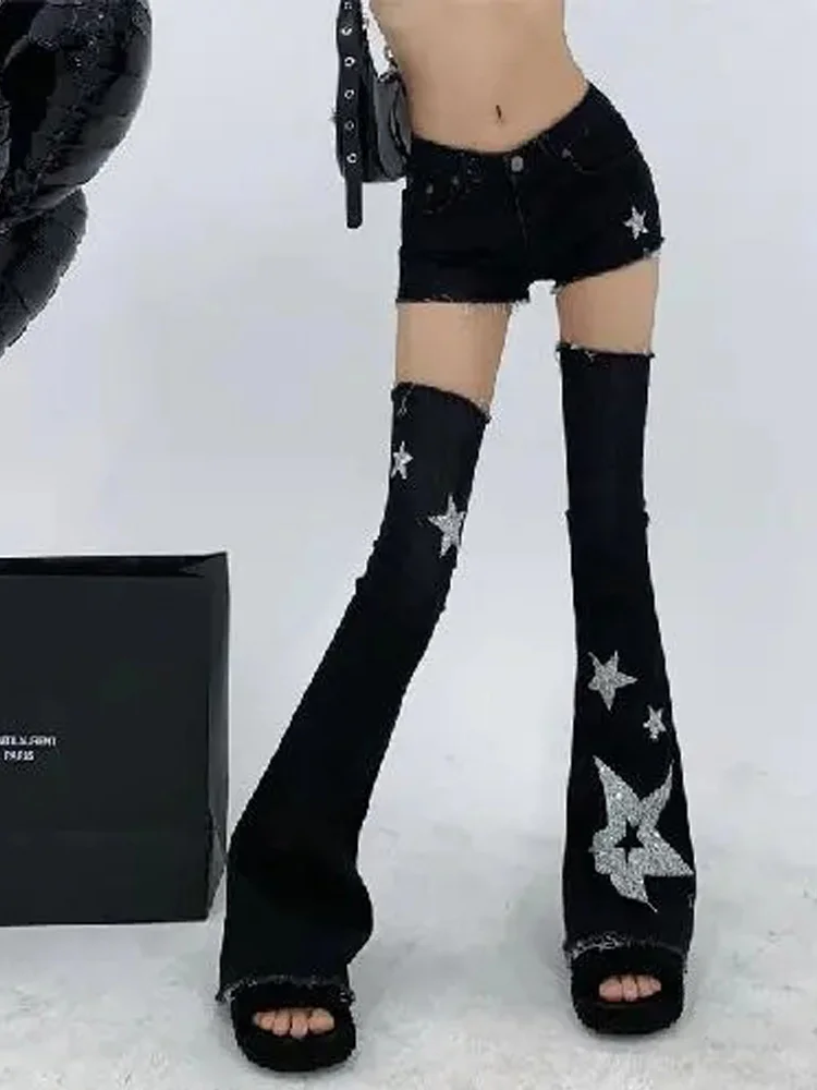 

Hot jeans,2023 Y2K Detachable Jeans Woman Straight Leg Retro Pants Wide Leg Cargo Pants Trousers For Women Summer