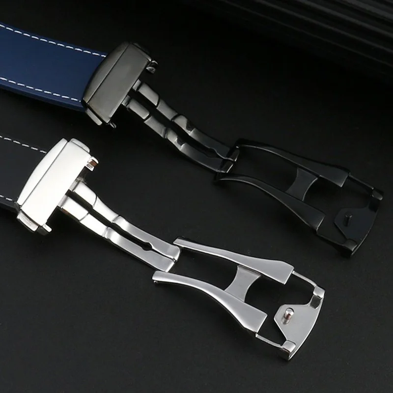 Браслет 20 мм 22 для силиконового ремешка Hamilton цвета хаки темно-синий резиновый