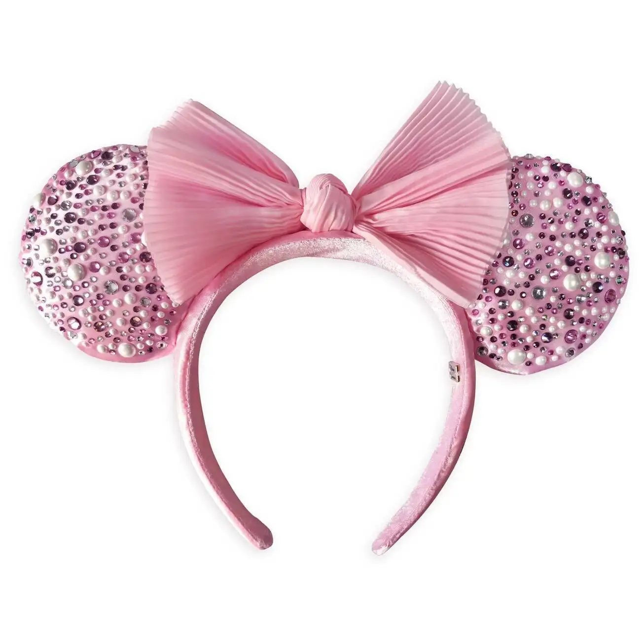 

2021 Mickey BaubleBar Disney Parks Minnie Ears Headband Millennial Pink Bow