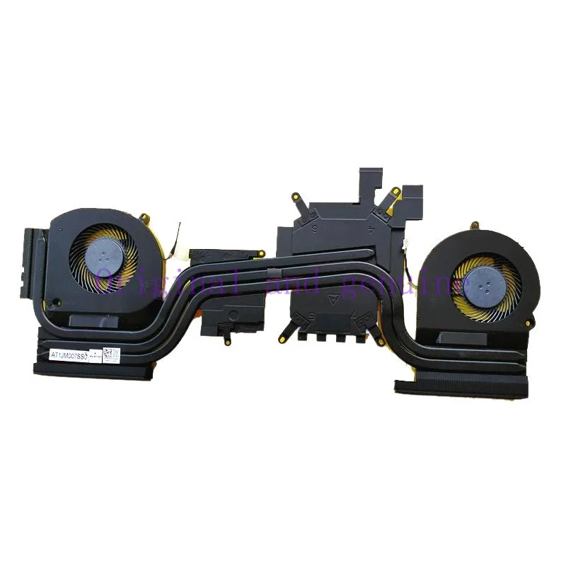 Новый оригинальный вентилятор охлаждения ЦП и ГП для ноутбука с радиатором DELL