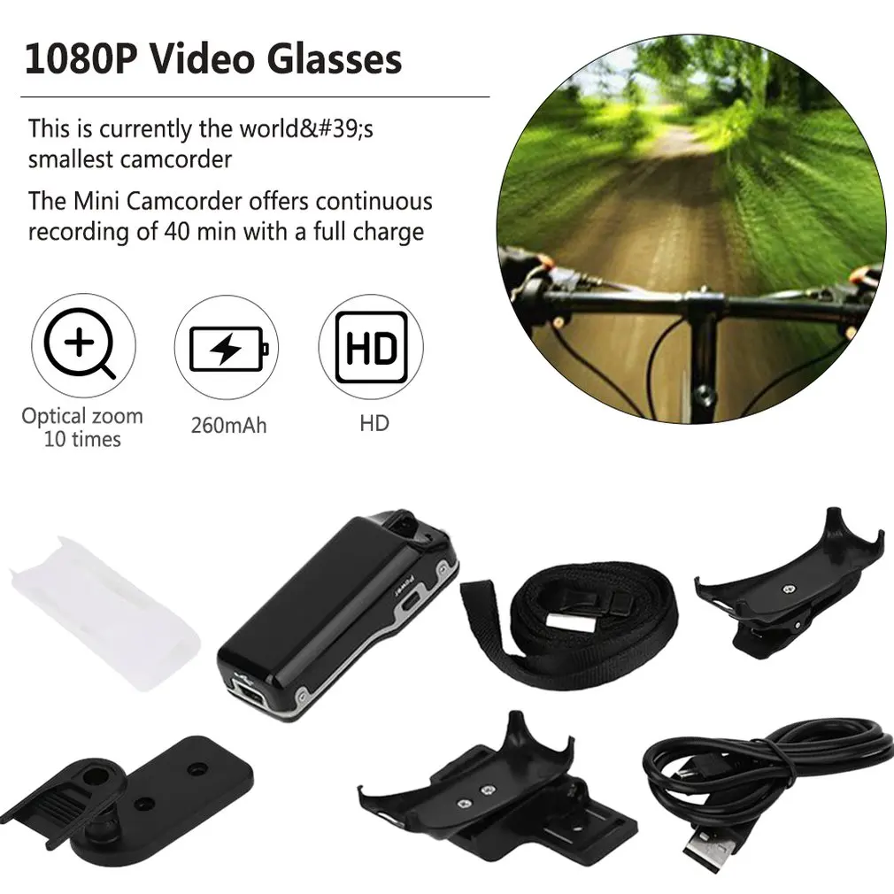 Мини DV DVR видеокамера с высоким разрешением веб-камера рекордер Спортивная