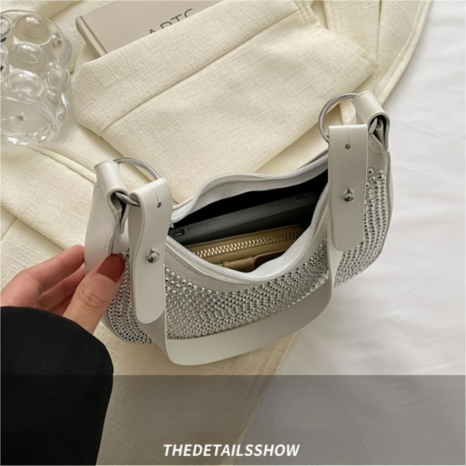 Мини-модная сумка через плечо модная сумка-хобо под мышками женская повседневная