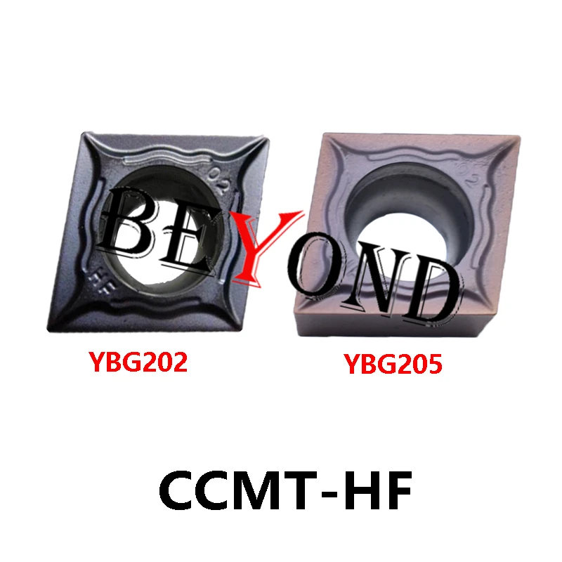 CCMT09T302-HF YBG205 CCMT09T304-HF YBG202 100% оригинальные карбидные вставки CCMT 09T302 09T304