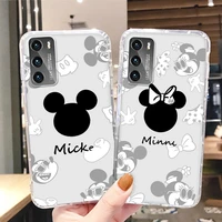 black white mickey disney phone case for huawei p50 p40 p30 p20 lite 5g nova y70 plus 9 se pro 5t y9s y9 prime y6 transparent