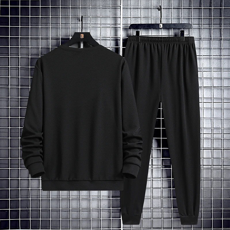 Спортивный костюм мужской из 2 предметов Свитшот и штаны на шнуровке