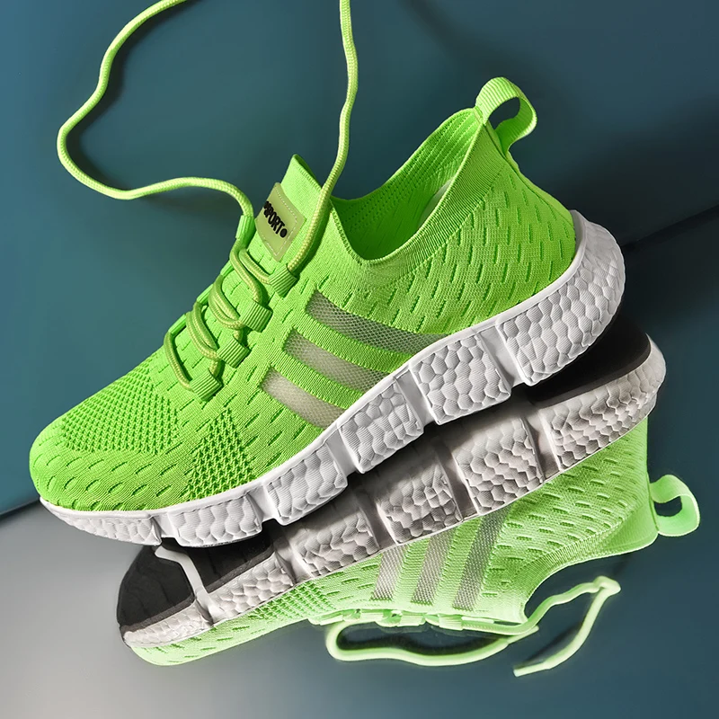 

2022 Fashion Men's Sneakers Breathable Women Running Shoes Comfortable Classic Casual Sport Shoes Couple Mesh Tenis Masculino