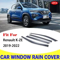 4Pcs Car Window Visor Door Rain Sun Shield Side Windows Cover Trim Accessories For Renault K-ZE 2019-2022 Car rain cover