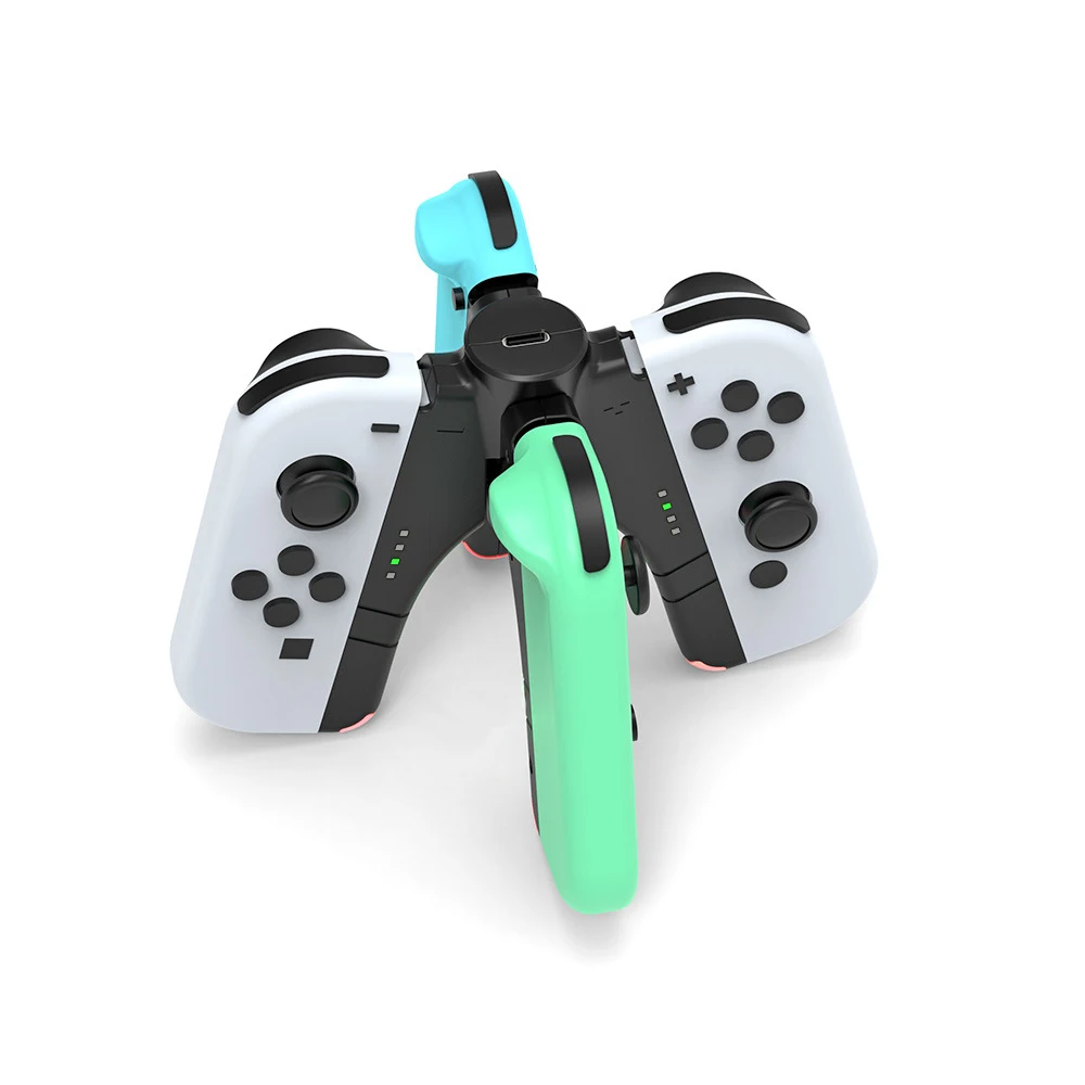 Зарядная док-станция для коммутатора NS O LED Joycon Grip Station