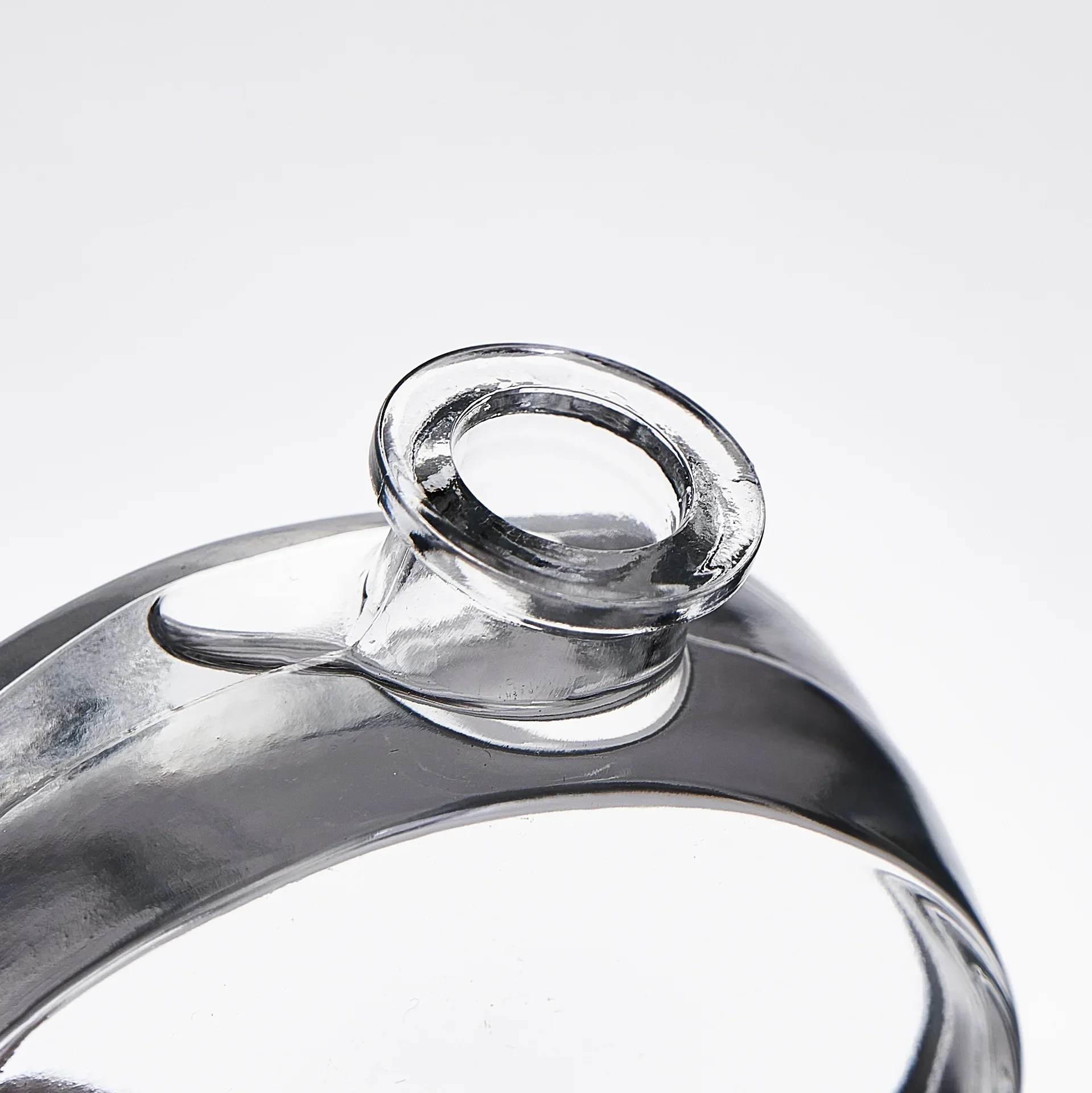 Круглый графин для виски ликера виски-Бурбона удобный переноски стекло без