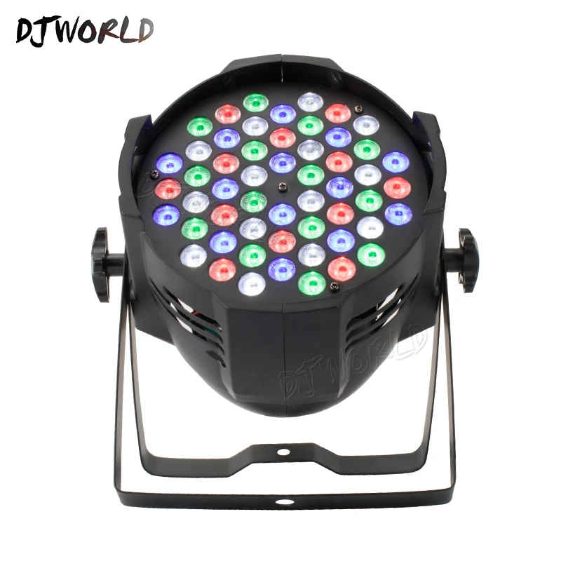 54x9W RGB Led Lights Stage Lighting Aluminum Alloy  LED Par Projector Wash light DJ Ball Party Disco light with dmx controller