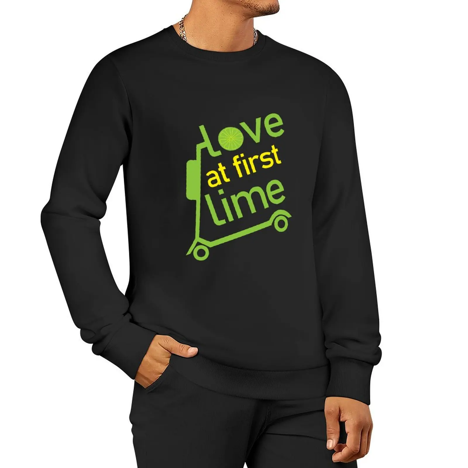 Пуловер с капюшоном Love at First Lime осенняя куртка мужская одежда мужской зимний