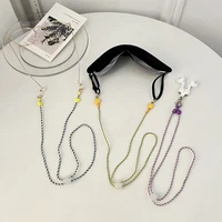 fashions glasses lanyard anti lost mask chain hanging neck cord cotton weave anti slip reading glasses strap holder accessories