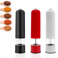 electric automatic pepper salt mill spice grinder kitchen tools kitchen accessories with led light seasoning bottle