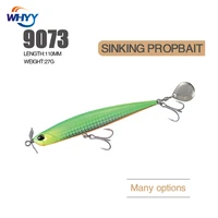whyy pencil sinking fishing lure 110mm 27g spinner spoon wobbler bass saltwater fish tackle lures trolling fish bait