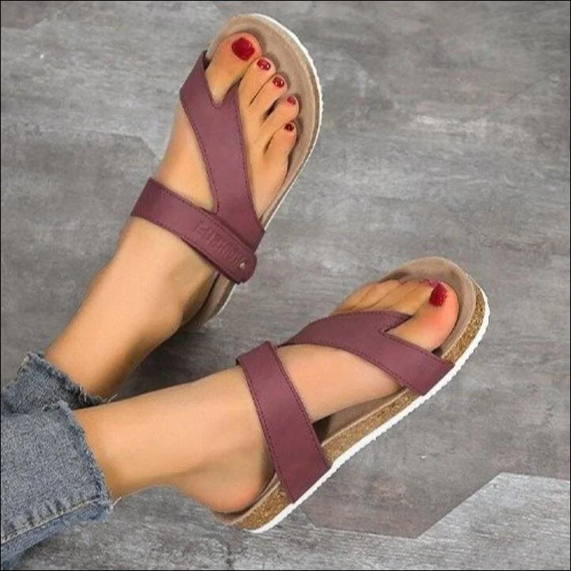 

Женские сандалии на танкетке, повседневная обувь на платформе, гладиаторы, большой размер 44, на лето