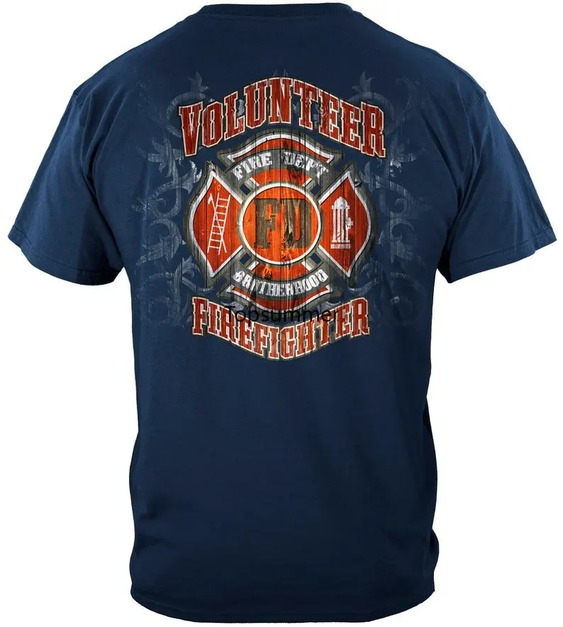 

Fire Dept Faded Planks Oversized T-Shirt For Mens Clothes Short Sleeve Streetwear Large Size Tops Tee
