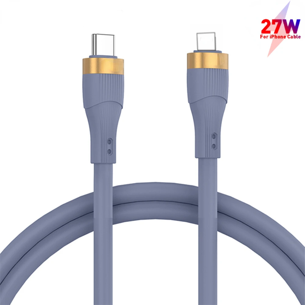 

USB Type C PD 27W 20W Cable for iPhone SE 11 12 13 14 Pro X XS 8 Fast USB C Cable for iPhone Type C Charging Wire 1.2m/1.8m
