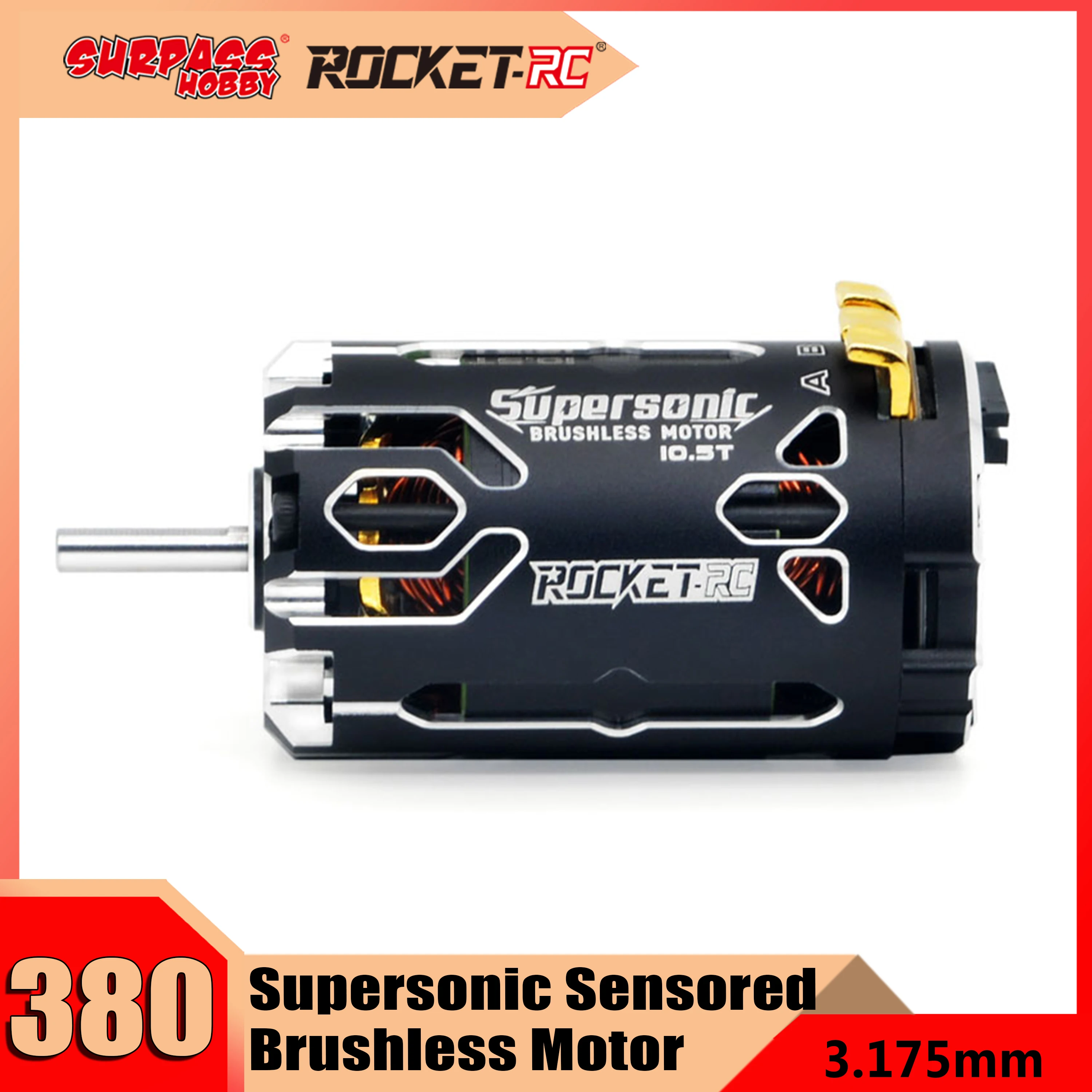Surpass Hobby 380 V2S сенсорный Бесколлекторный двигатель для 1/12 Tamiya Wtloys XLH Timaya Redcat RC Дрифт гоночный автомобиль