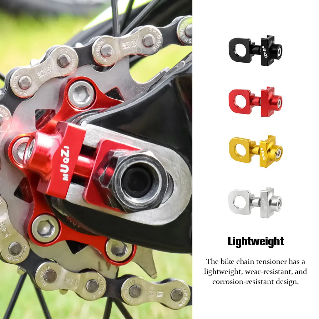 

Hot Sale New Bicycle Chain Adjuster Tensioner Fastener Aluminum Alloy Bolt for BMX Fixie Bike Single Speed Bicycle Bolt Screw