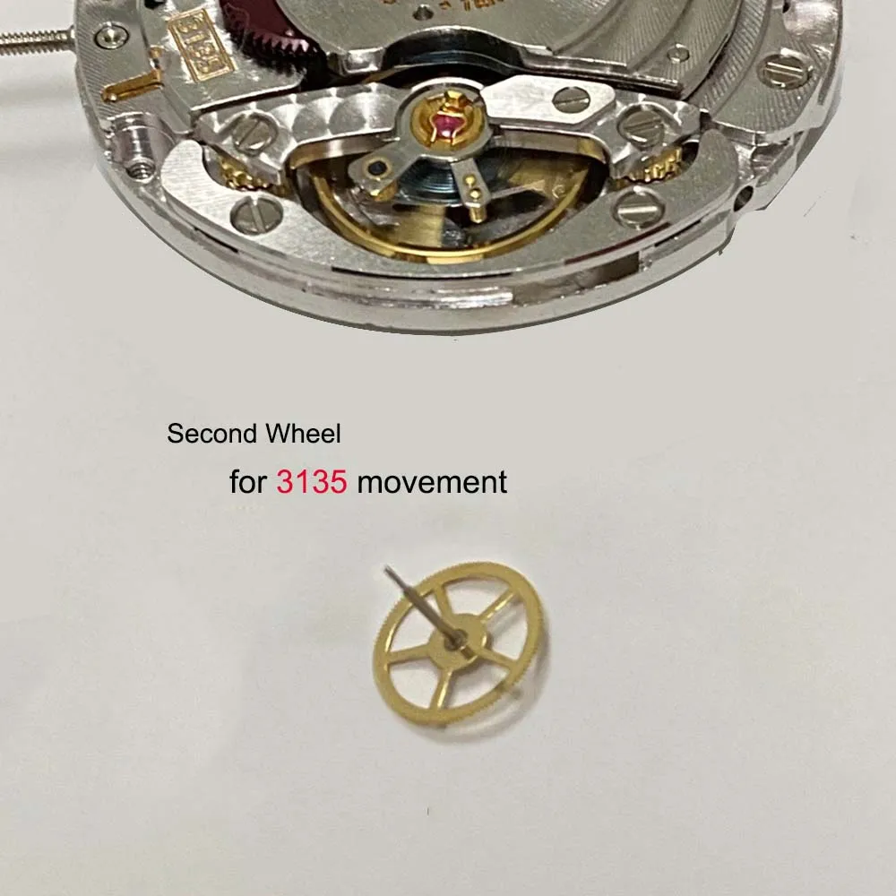 Replacement Movement Second Wheel for 3135 Movements Repair Part Watches Accessories