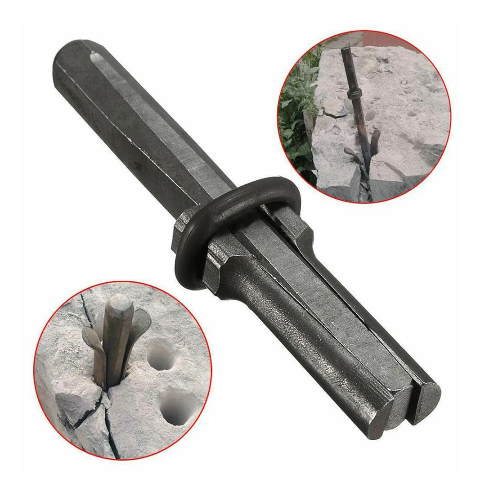 

5/8\\\" Stone Splitter Plug Wedges And Feather Shims Concrete Rock Stone Splitter Hand Tool 16mm Hand Tools Chisels