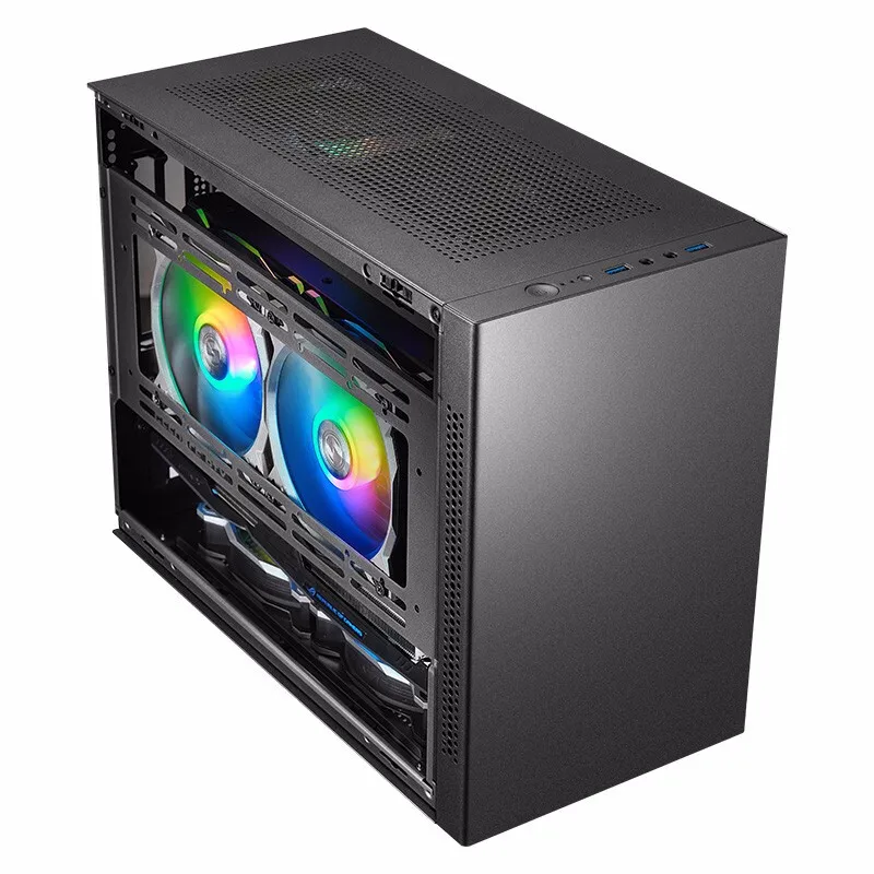 

Xianma Qu чехол игровой мини ITX настольный компьютер MATX с водяным охлаждением E-Sports мини небольшой корпус портативный чехол