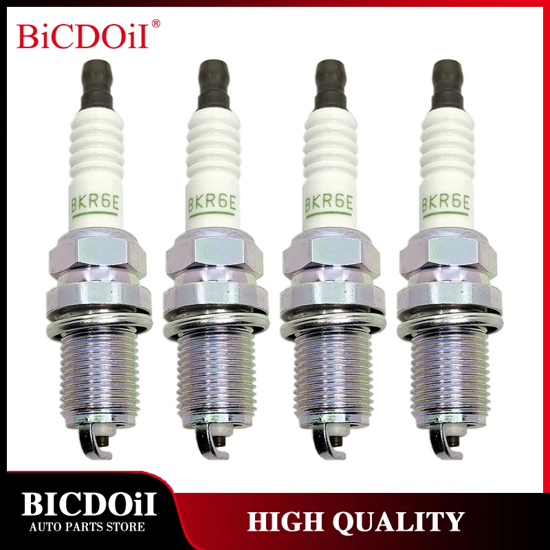 

4/6PCS 22401-20J06 BKR6E Spark Plug for Audi A4 A6 A8 TT BMW 3 5 7 Series X3 X5 VW Beetle Bentley Chevy Nissan Toyota Subaru