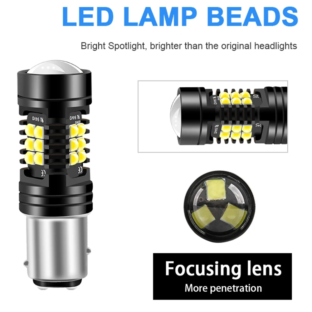 Флэш-память 1156 ba15s P21W BAU15S PY21W 7443 W21/5W 3030 21SMD для флэш-памяти