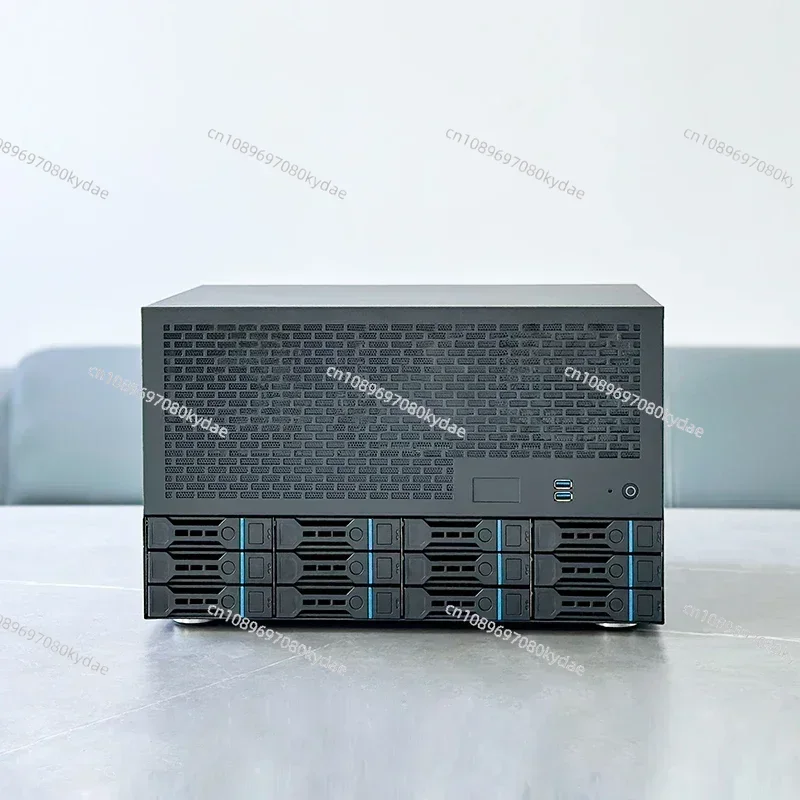 [Заказ 20 дней] шасси 12 отсеков NAS материнская плата ATX блок питания 8