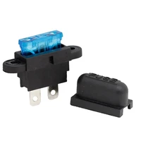 panel mount ato atc automotive fuse holder with cover with fixed hole