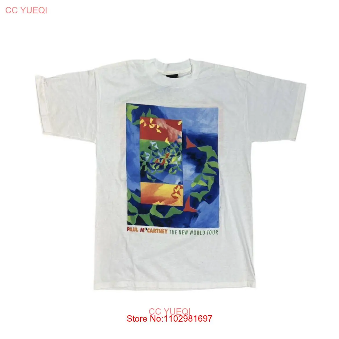 Винтажная Футболка 90-х пола м Картни мертвец рок-группы футболка brockum сделано в