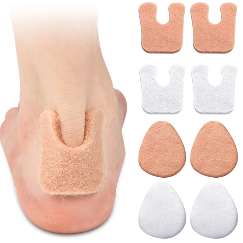 

6Pcs Felt Callus Pads Metatarsal Foot Pad Pain Relief Keep Calluses From Rubbing Forefoot Support Foam Foot Cushion Patch