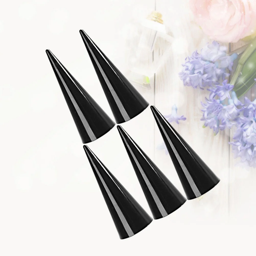 

5 Pcs Cone Ring Stand Cone Ring Storage Ring Display Ornamnet Jewelry Rack Cone Necklace Holder Small Stand