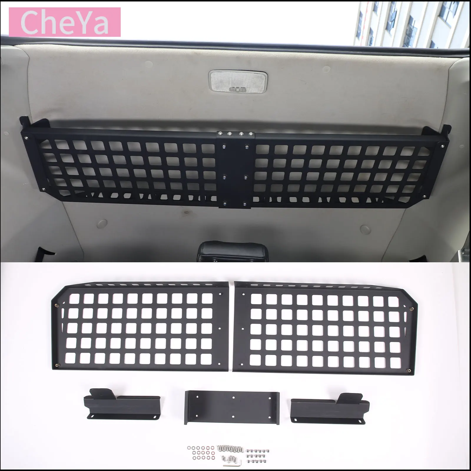 

For Toyota FJ Cruiser 2007-2021 Car Trunk Roof Multifunctional Luggage Rack Storage Rack Aluminum Alloy Modification Accessories
