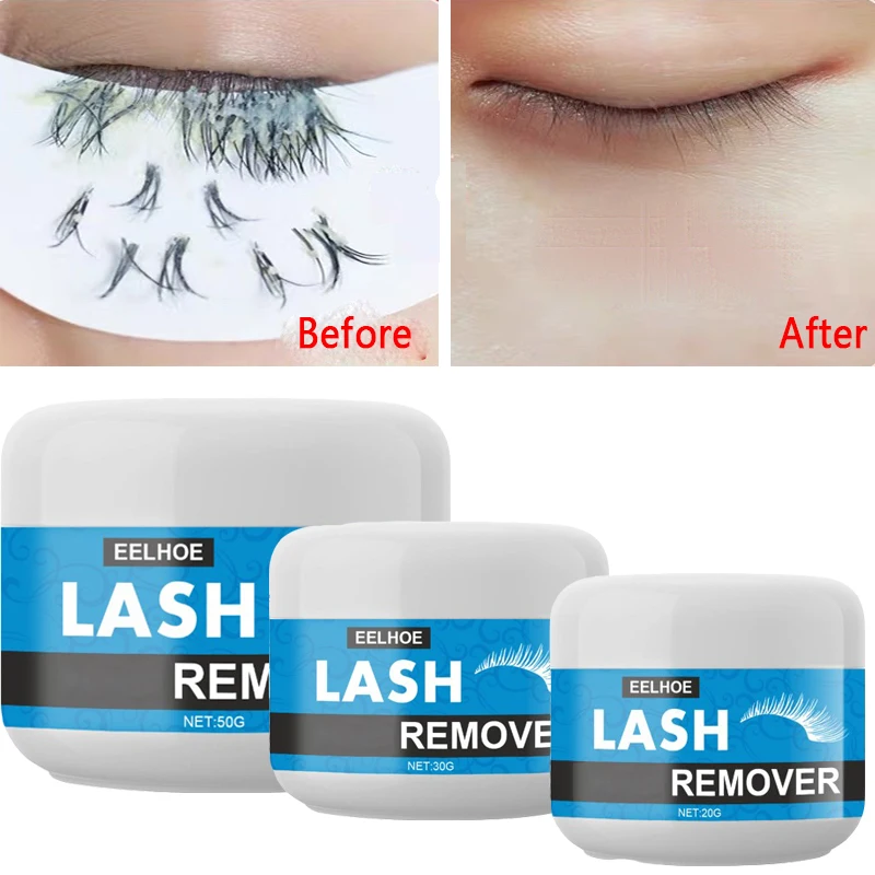 

Fast Cleaning Eyelash Remover Cream Zero Stimulation Eyelash Extension Adhesive Gel Remover for Grafting Eyelash Remover Tools