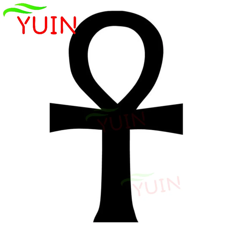

YUIN Egypt Anhe Car Sticker Fashion Window Decoration Personality PVC Waterproof Sunscreen Decal Black/White/Red/Laser/Silver